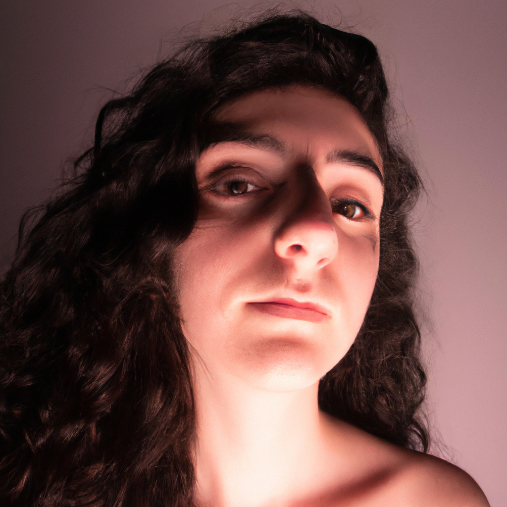 Retrato editorial con luz suave — Foto generada por IA